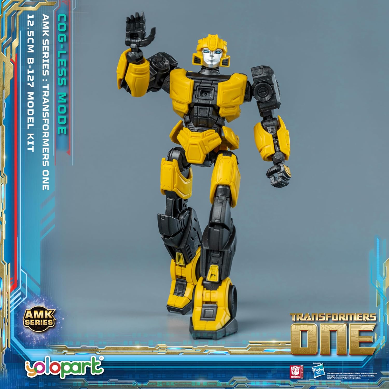 YOLOPARK Bumblebee Transformers Toy (B-127) Cog-Less Mode,4.92 Inch Highly Articulated Transformers One Toys for Boys Girls 8 Years Old and Up,No Converting