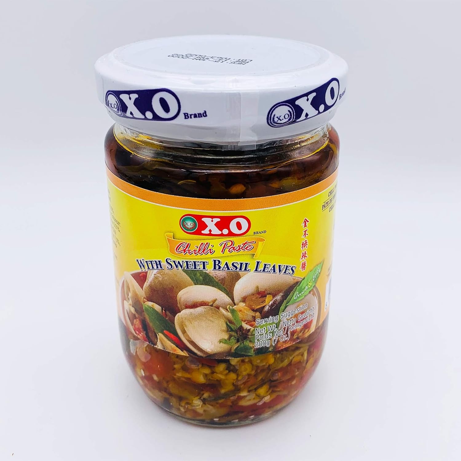 Thai Chilli Paste with Sweet Basil Leaves 227g by XO