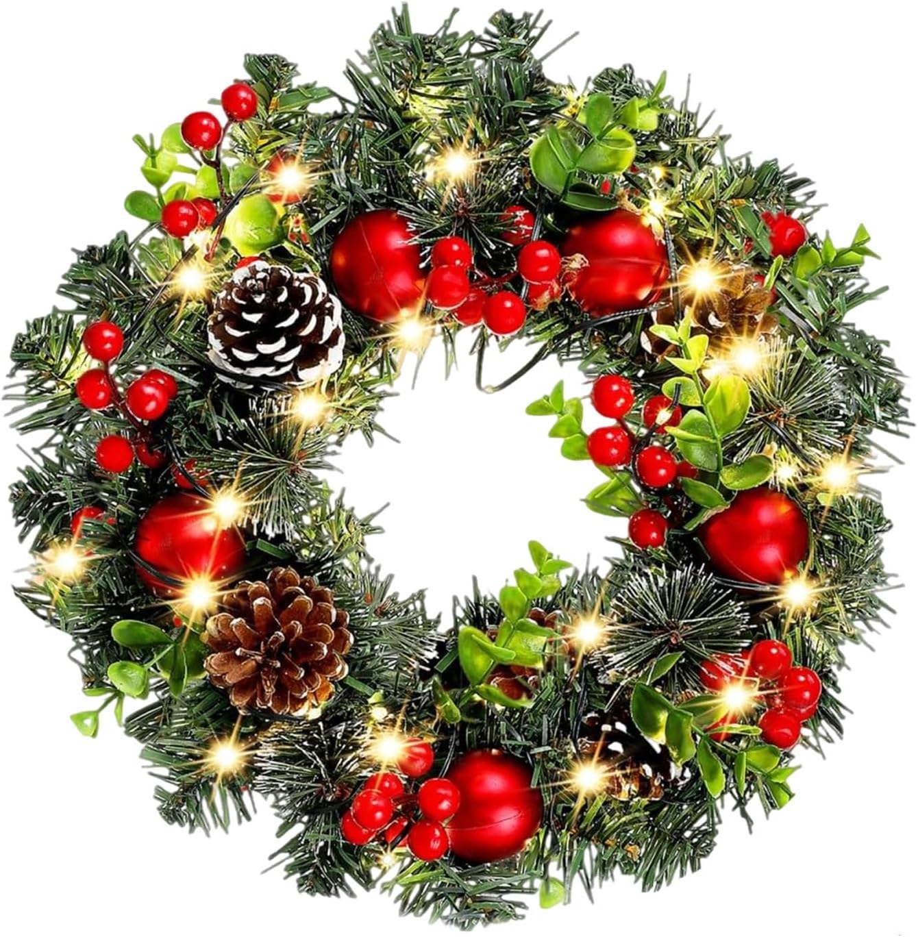 Generic Christmas WreathArtificial Christmas Dcor Wreath sBowIndoor Outdoor Holiday Party Decorations Garlands Home Decoration Decorations Ceiling