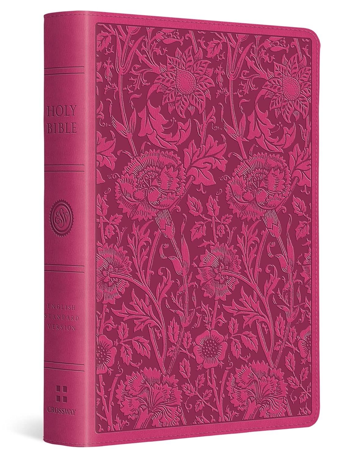 ESV Large Print Compact Bible (TruTone, Berry, Floral Design): English Standard Version, Berry, Floral, Trutone