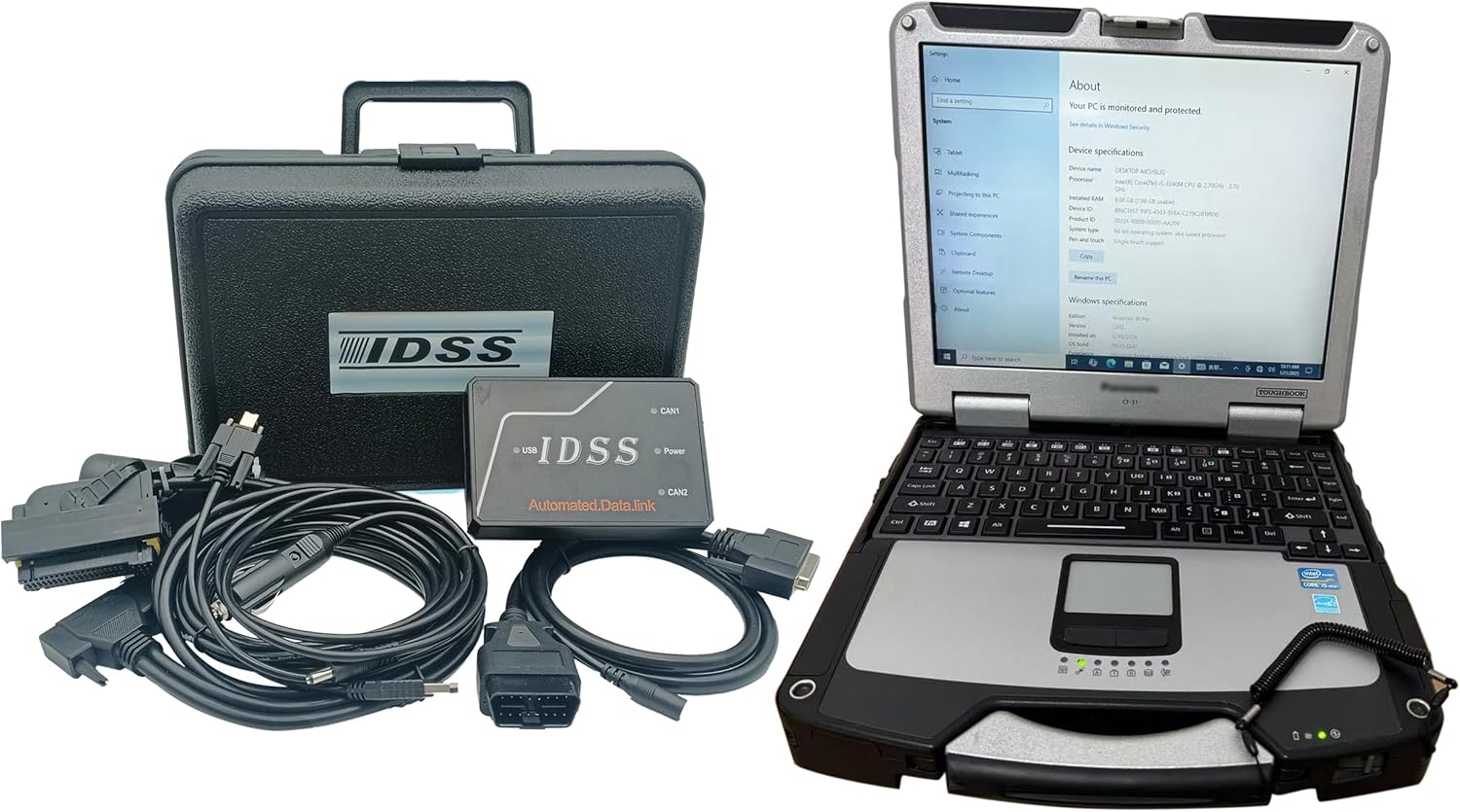 for Isuzu Diesel Engine Diagnostic Tool Truck/Excavator Scanner E-IDSS/G-IDSS (with Laptop) (Tool with G-IDSS Laptop CF31)