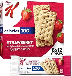 Kellogg's Special K Pastry Crisps, Strawberry, 5.28oz (8 Count)