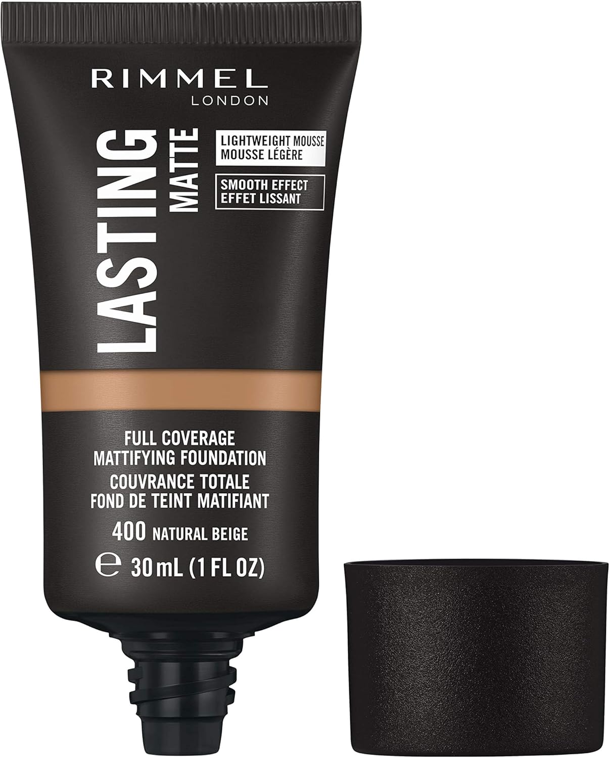 Rimmel Lasting Matte Full Coverage Light-weight Foundation 30ml, 400 Natural Beige