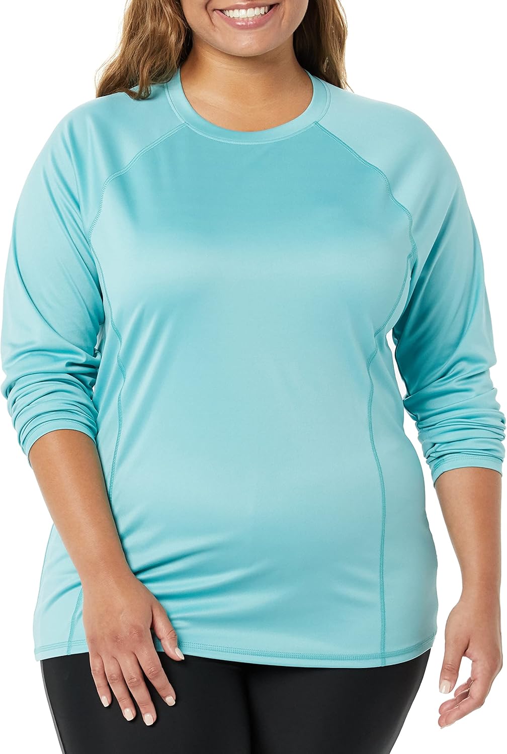 Amazon Essentials Women's Rash Guard Long Sleeve
