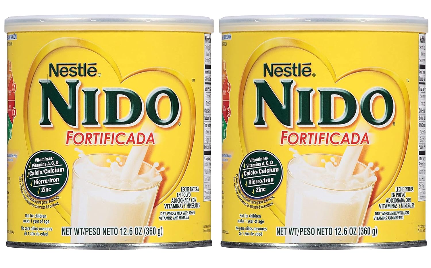 Nestle Nido Fortified Whole Milk Powder (2 Pack, Total of 720g)