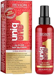 UniqOne Revlon Professional Hair Treatment, Moisturizing Leave-In Product, Repair For Dry and Damaged Hair, Promotes Healthy Hair, 5.1 Fl Oz (Pack of 1)