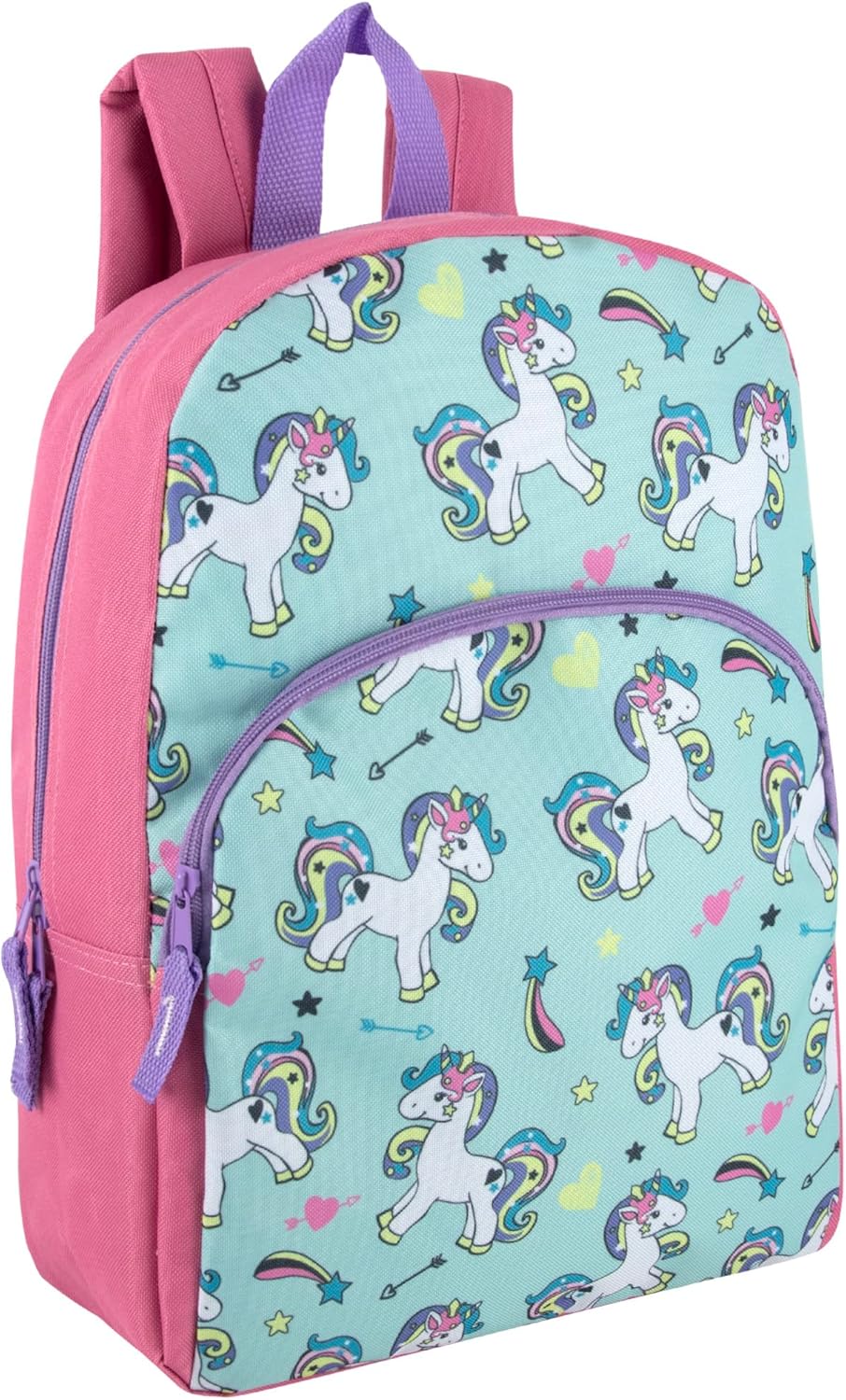 15 Inch Kids Backpacks for Boys & Girls | Preschool, Kindergarten, Elementary School Backpacks with Adjustable, Padded Straps (Upbeat Unicorns)