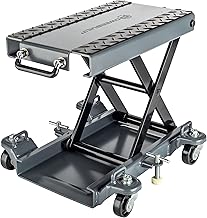 Powerbuilt Deluxe Motorcycle and Utility Lift, Lock Wheels, Strap Hooks, Transmissions, ATV, Hand Driven or Power Tool - 941877ECE