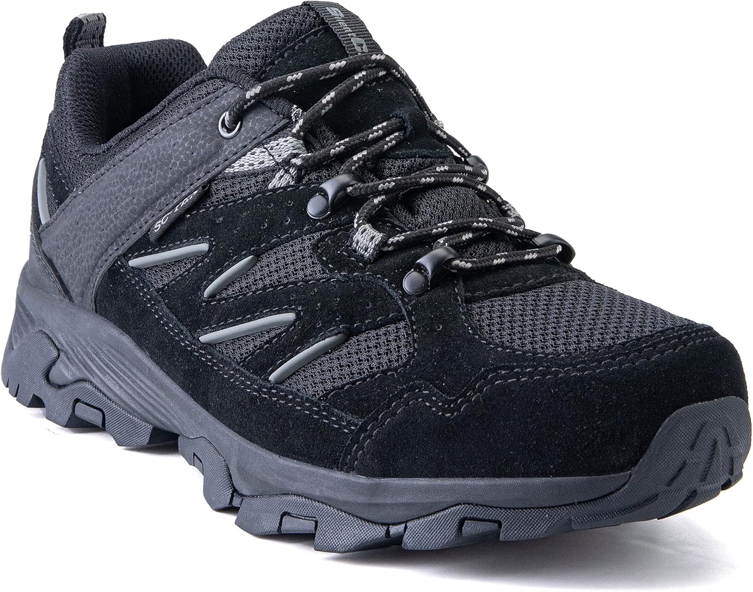 SILENTCARE Walking Shoes Mens Waterproof Low Rise Hiking Shoes Mens Non-Slip Lightweight Trekking Outdoor Shoes Camping Climbing