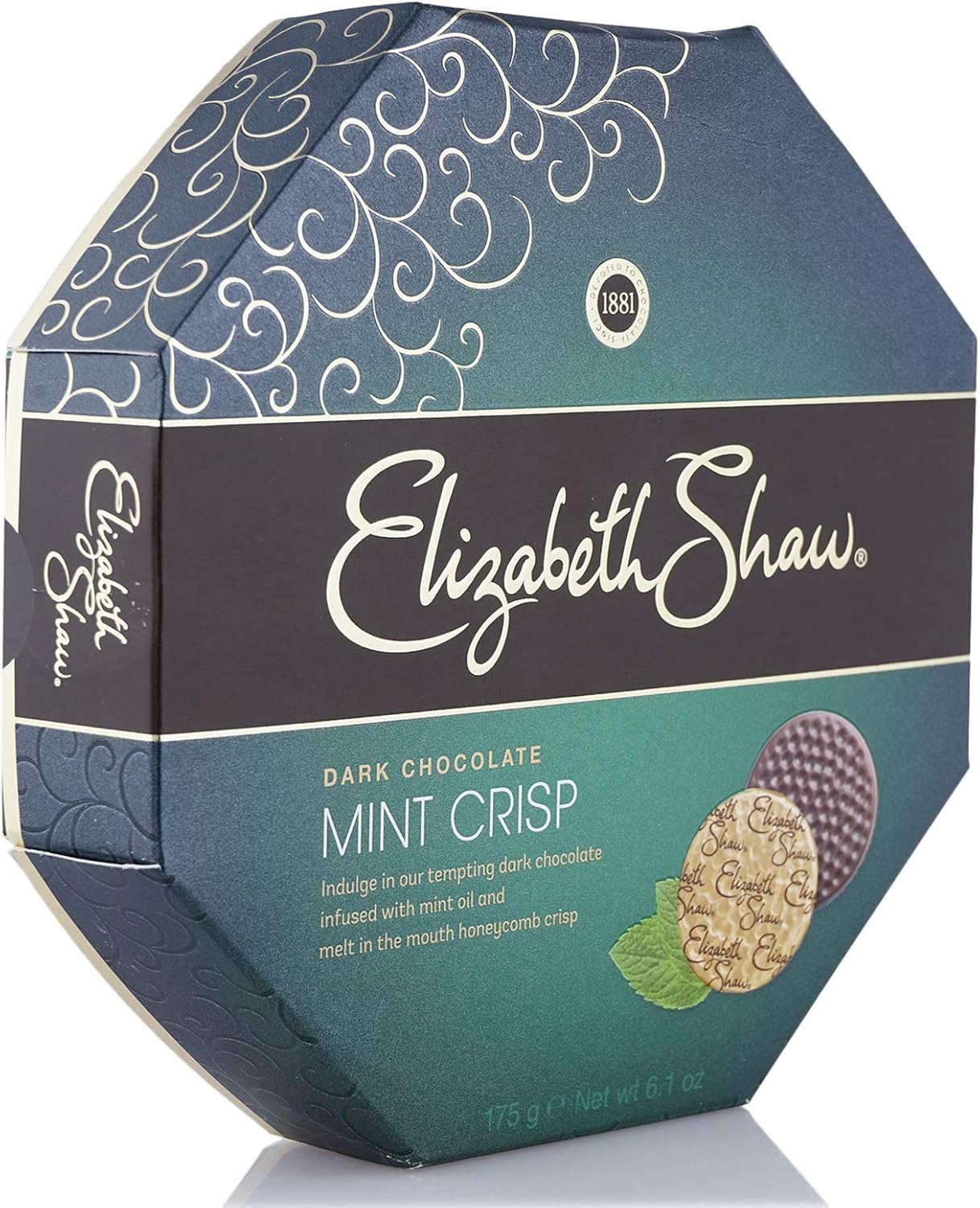Elizabeth Shaw Dark Mint Crisp Chocolates 175g