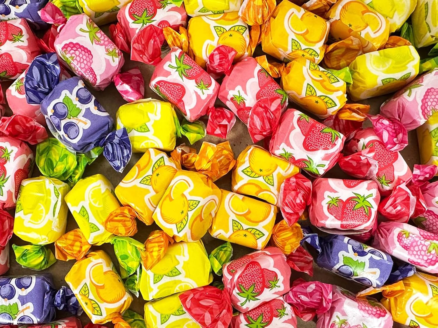 Wrapped Fruit chews Sweets Bulk selection - 500g Assorted Fruit Chews Sweets Candys- Easter Bag Filling Party favours