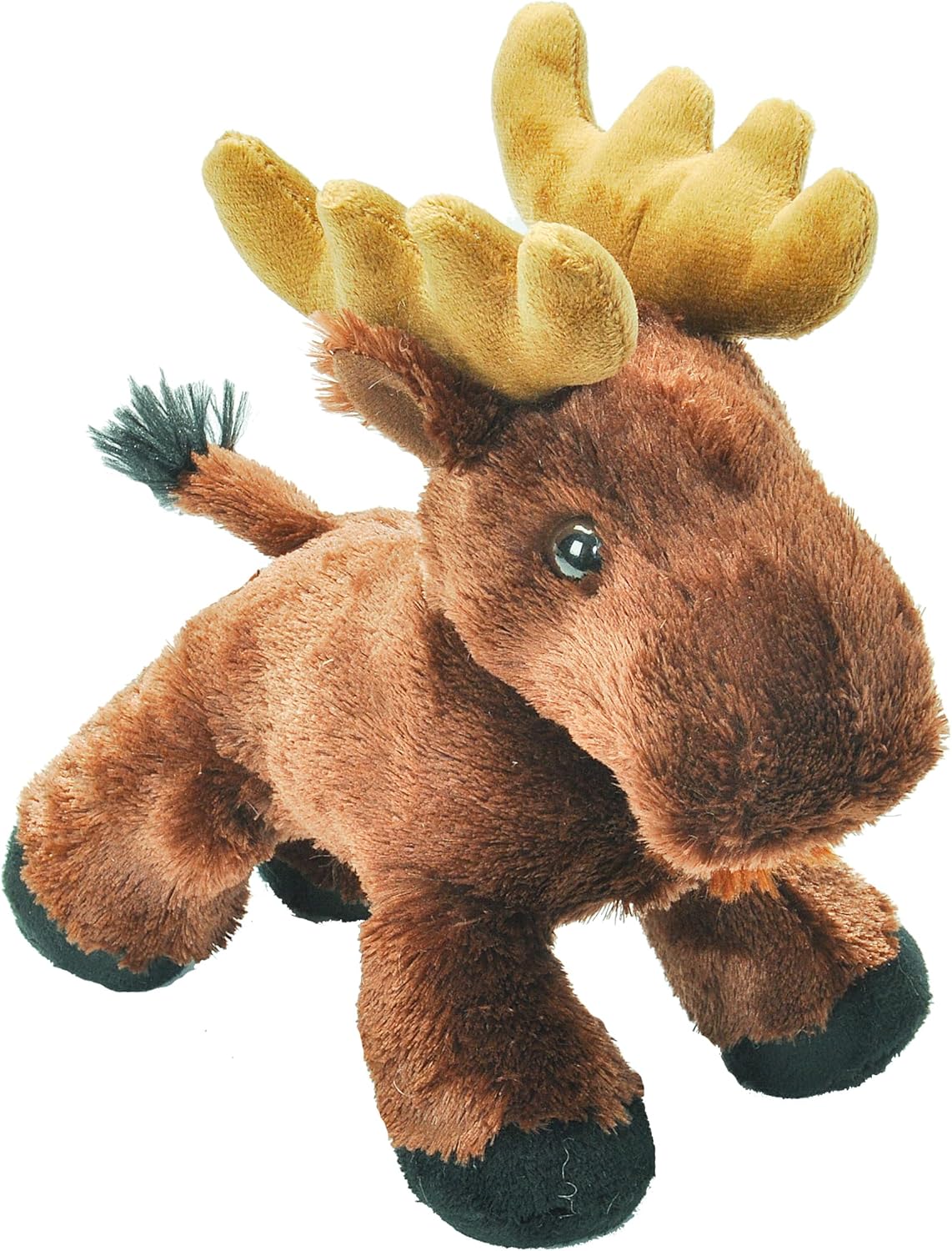 Wild Republic Hug'ems Soft Toy, Gifts for Kids, Moose Cuddly Toy 18cm