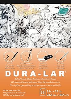 Grafix Matte 0.005 Dura-Lar Film, 9 12-Inch, 25 S