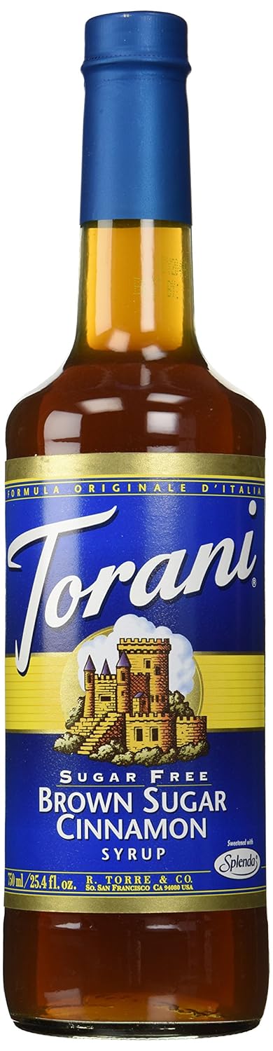Torani Brown Sugar Cinnamon Syrup Sugar Free 25.4 Fl Oz (Pack of 1)