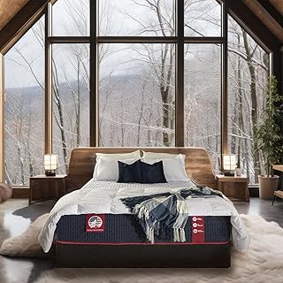 Wolf Mattress Queen Mattress 12-Inch 7-Layer Medium Firm Memory Foam Hybrid Pocketed Coil System Cooling Design 101-Night Trial