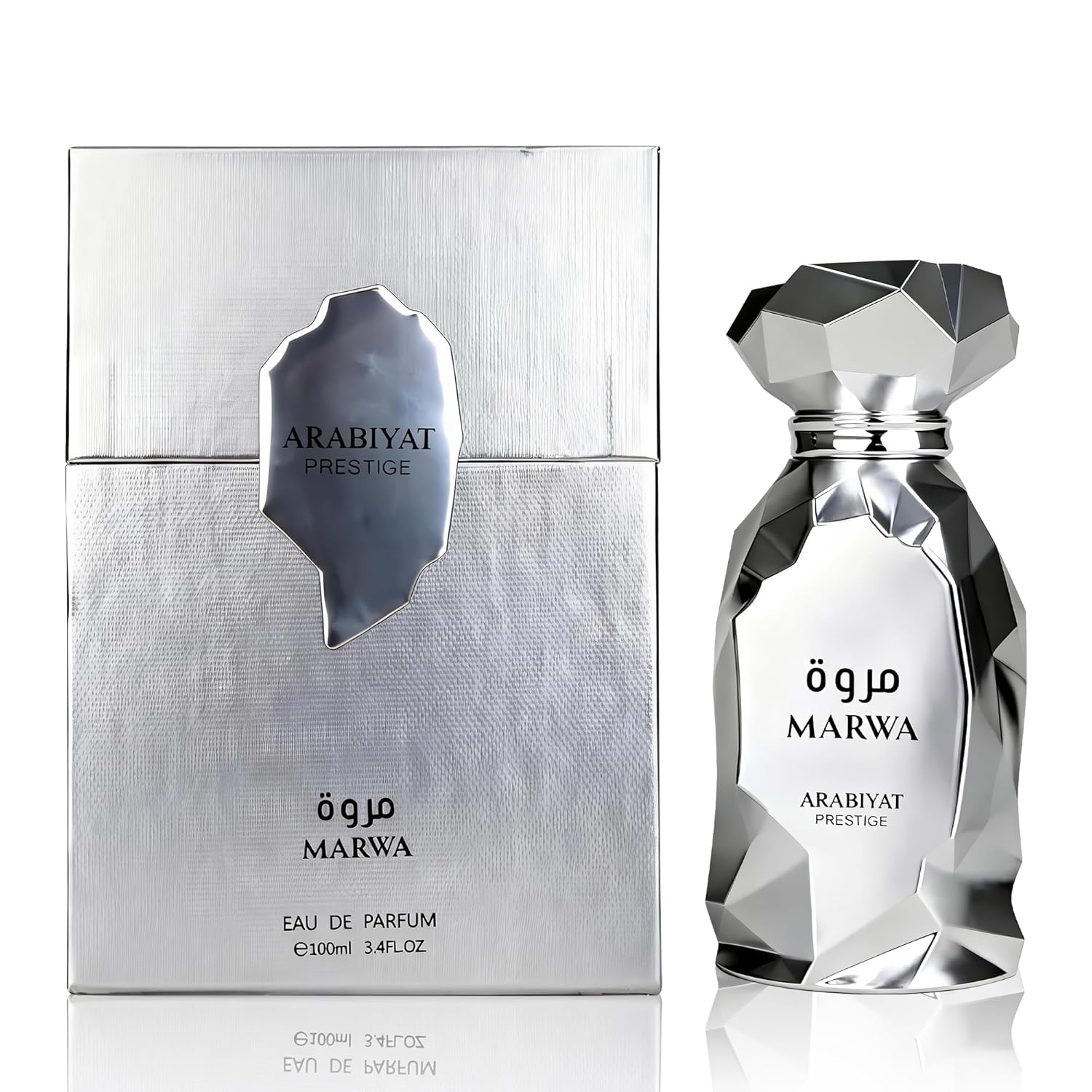Marwa Men's Cologne 100ml Spicy Woody Eau de Parfum Bergamot Geranium Guaiac Wood Scent Gift for Him
