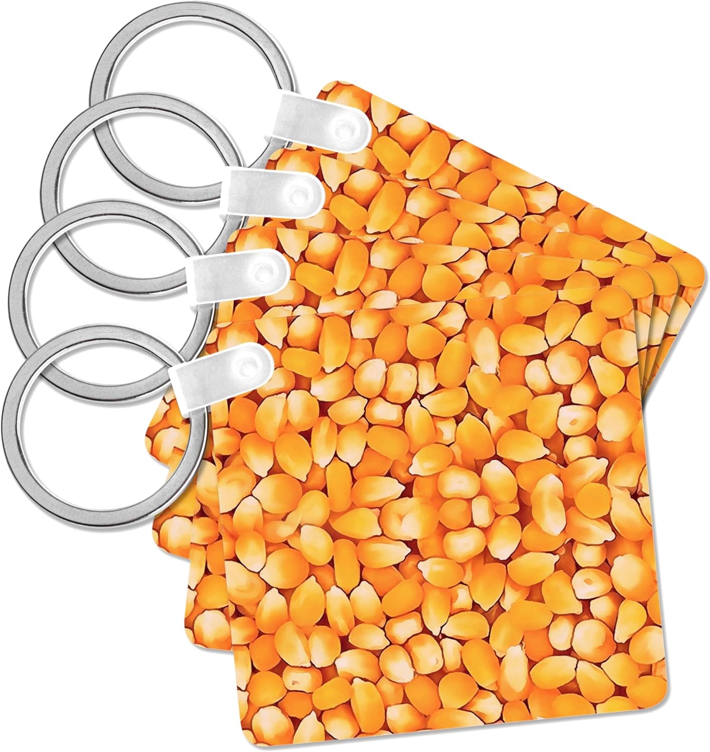 3dRose, Unpopped Sweetcorn, Key Chain