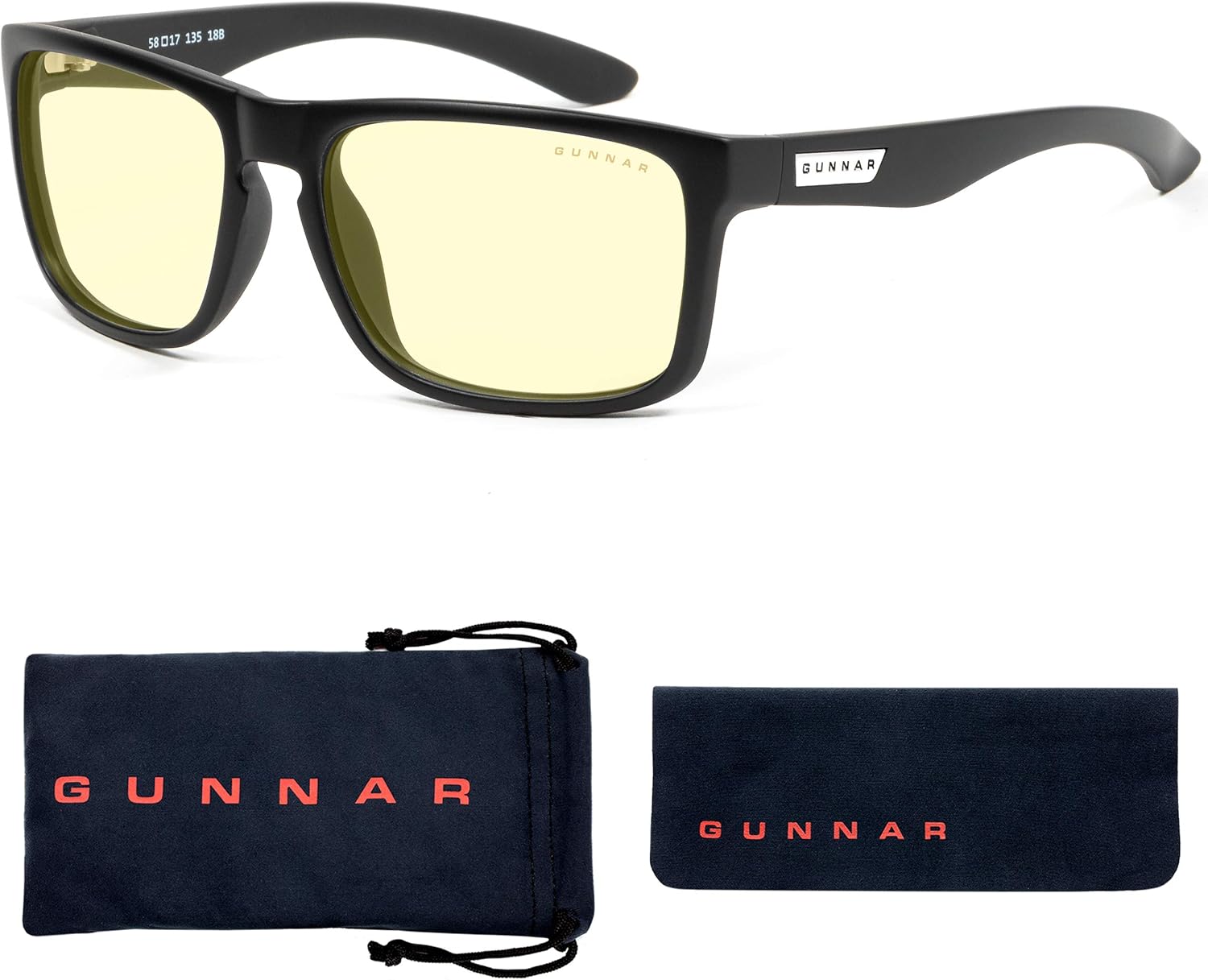 GUNNAR - Premium Premium Gaming and Computer Glasses - Blocks 65% - 98% Blue Light - Intercept