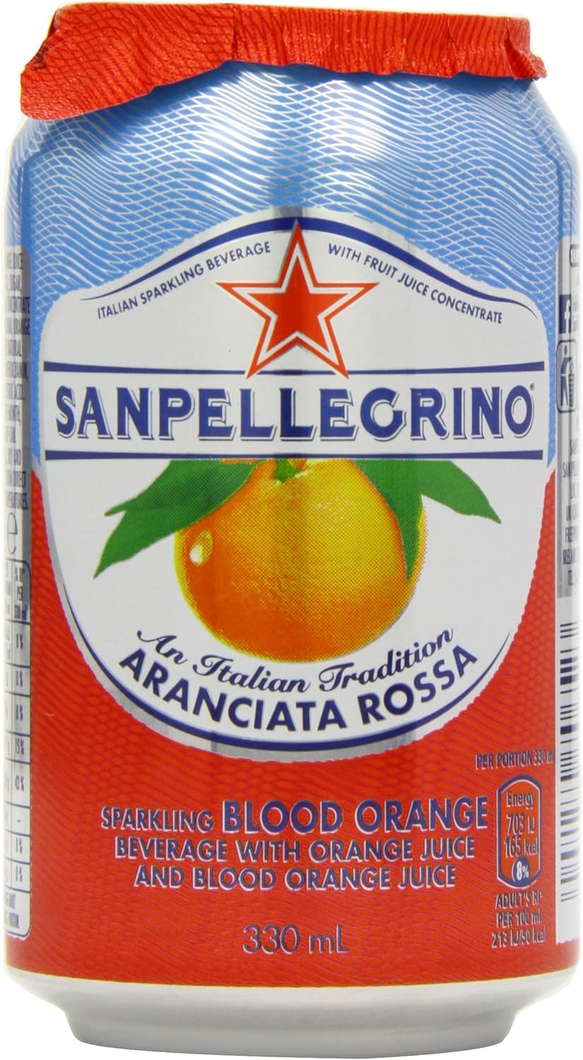 Sanpellegrino Aranciata Rossa Blood Orange 330 ml (Pack of 24)