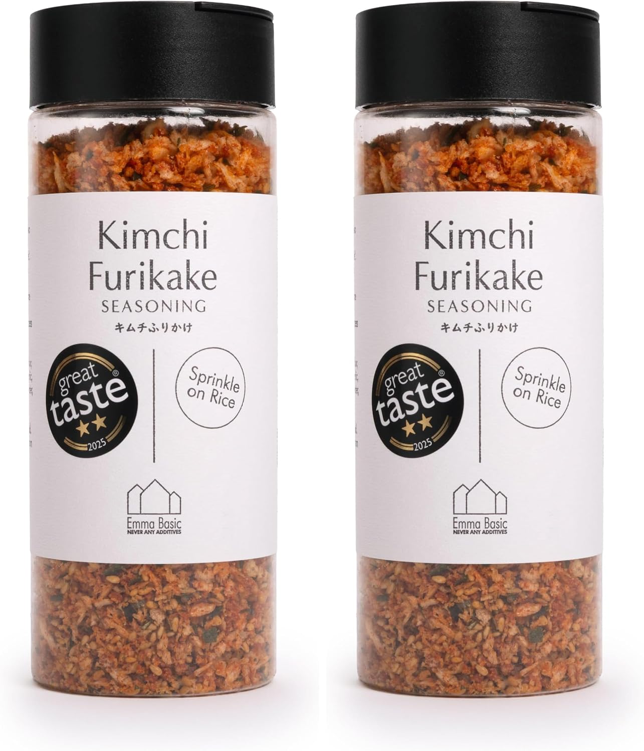 Emma Basic - Kimchi Furikake 100g | Avocado Topping | Rice Topping | Vegan | Fermented Taste (Pack of 2)