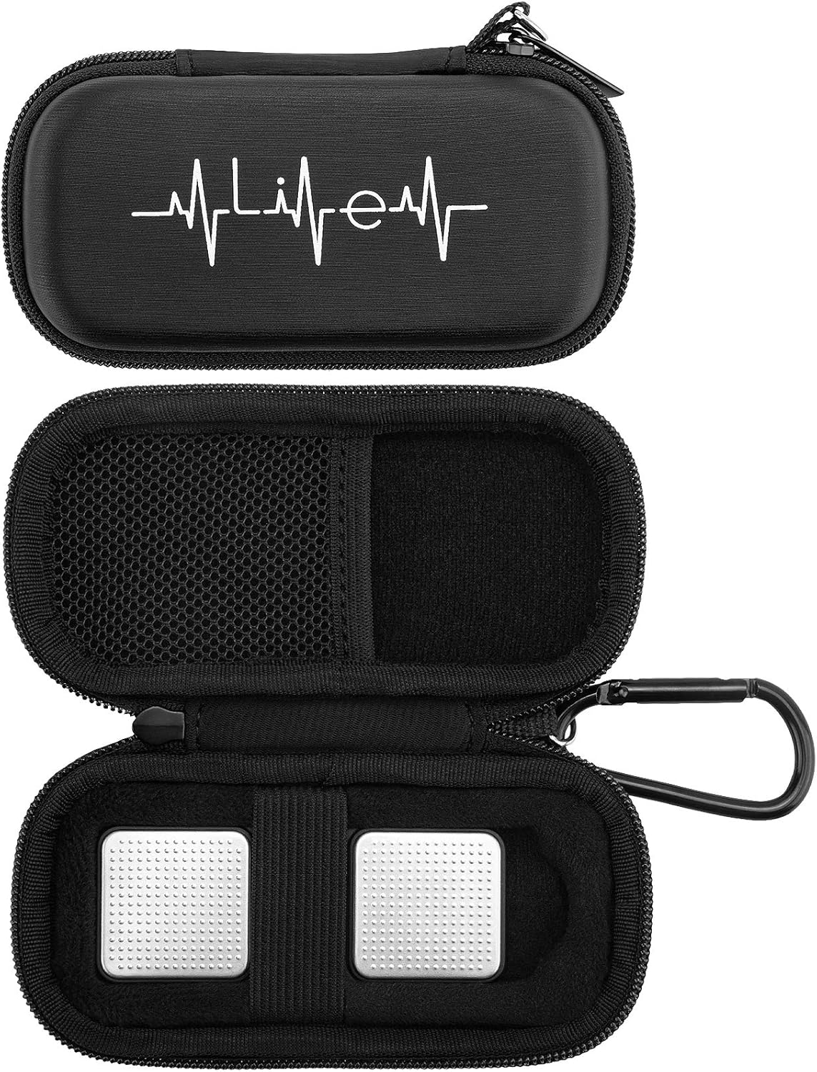 Case for AliveCor kardia Mobile Heart Monitor EKG/Wireless 6-Lead EKG, Travel Case Protective Cover Storage Bag