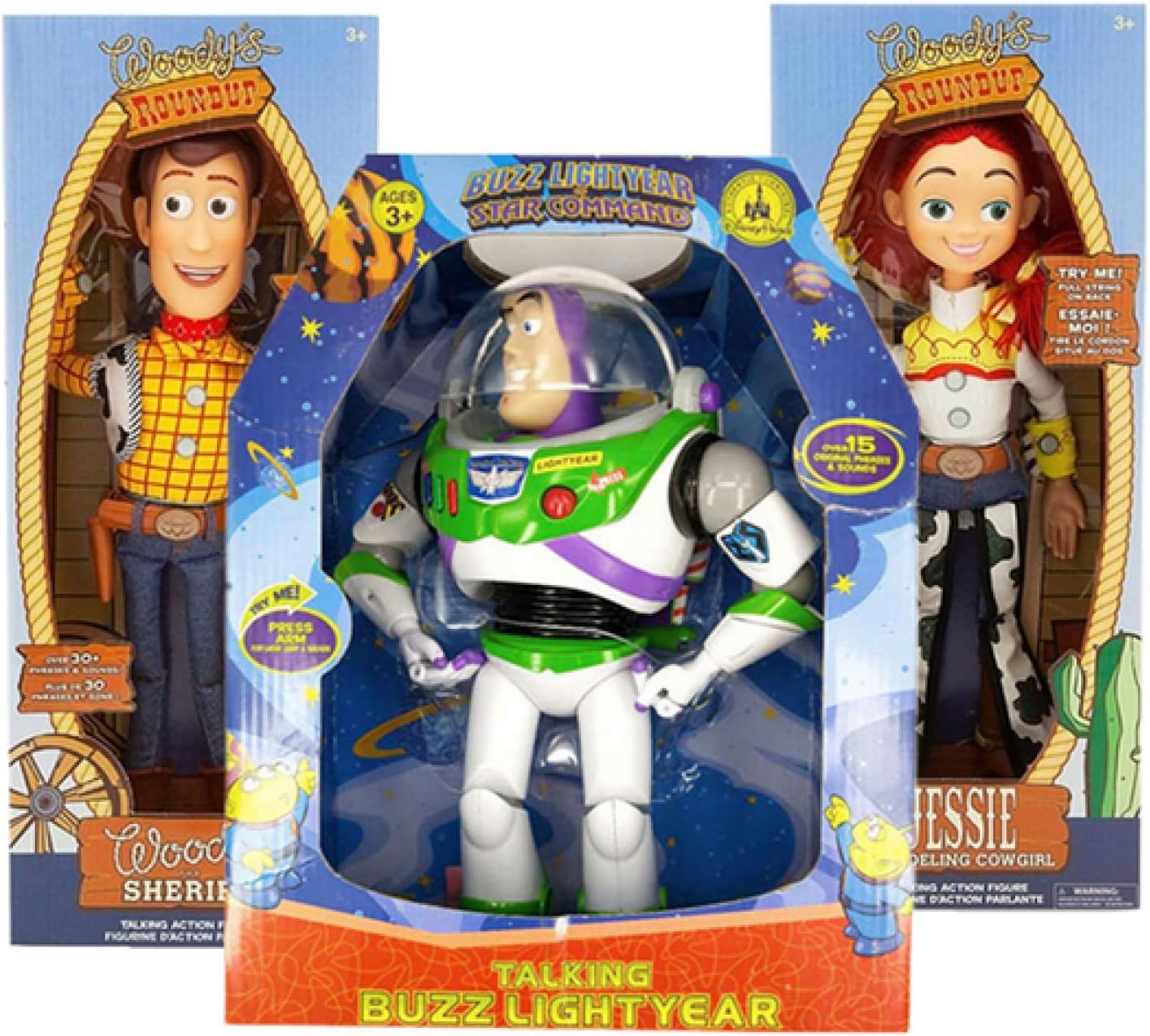 3 Pieces Pixar Toy Story 3 4 28 cm Buzz Lightyear Woody Jessie Forky Action Figure Anime Figure Doll Model Toys for Kids Gift