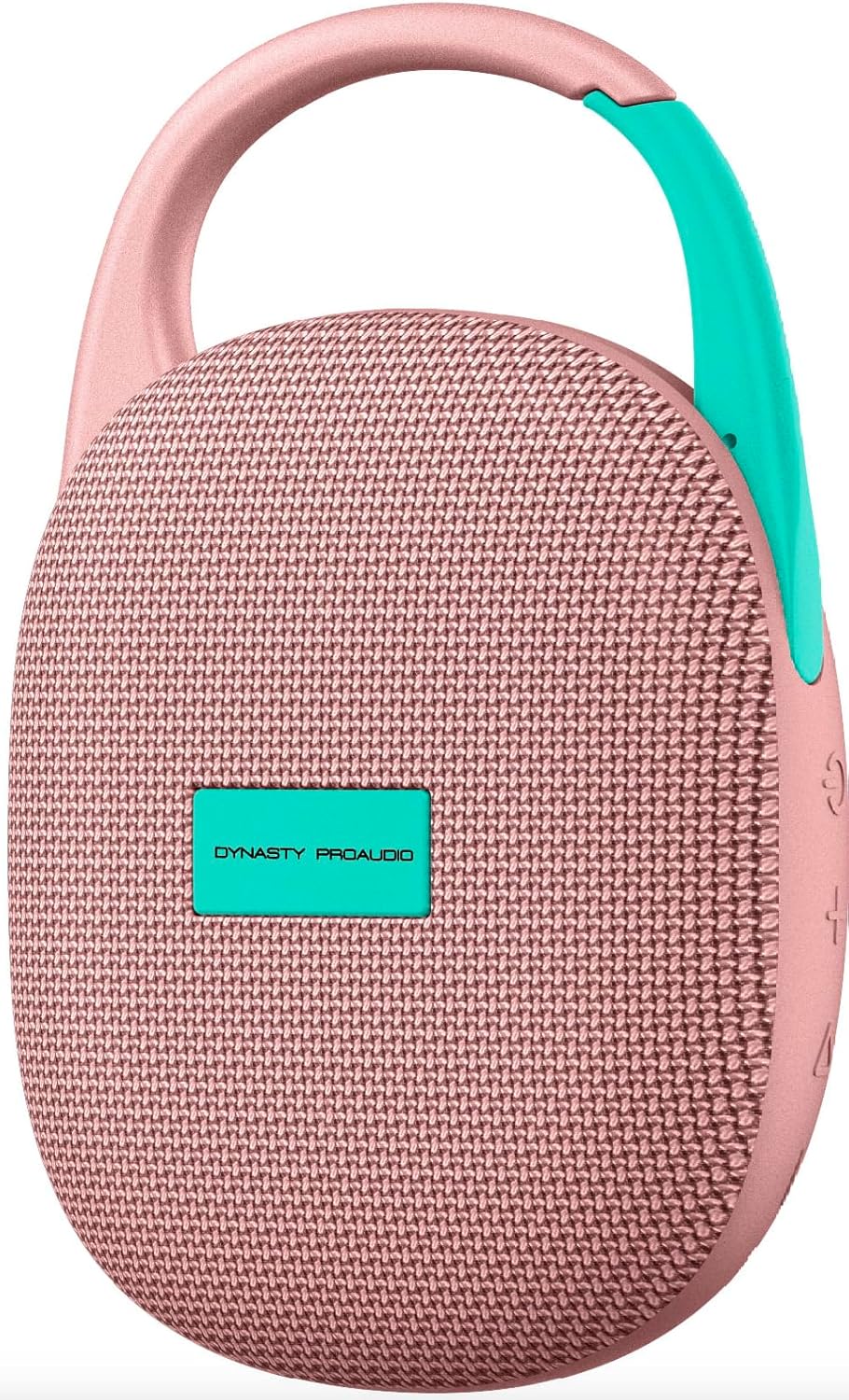 SB-POD Ultra-Portable Bluetooth Speaker with LED Ambient Lights, IPX7 Waterproof & Dustproof, Blueotooth 5.3, HD Sound, Punch Bass, Integrated Carabiner, Stereo Pairing (Pink)