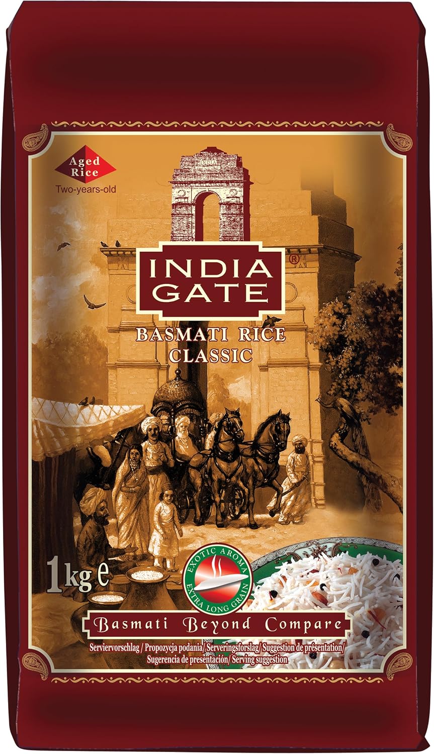INDIA GATE Classic Basmati Rice 1 kg Pack of 1