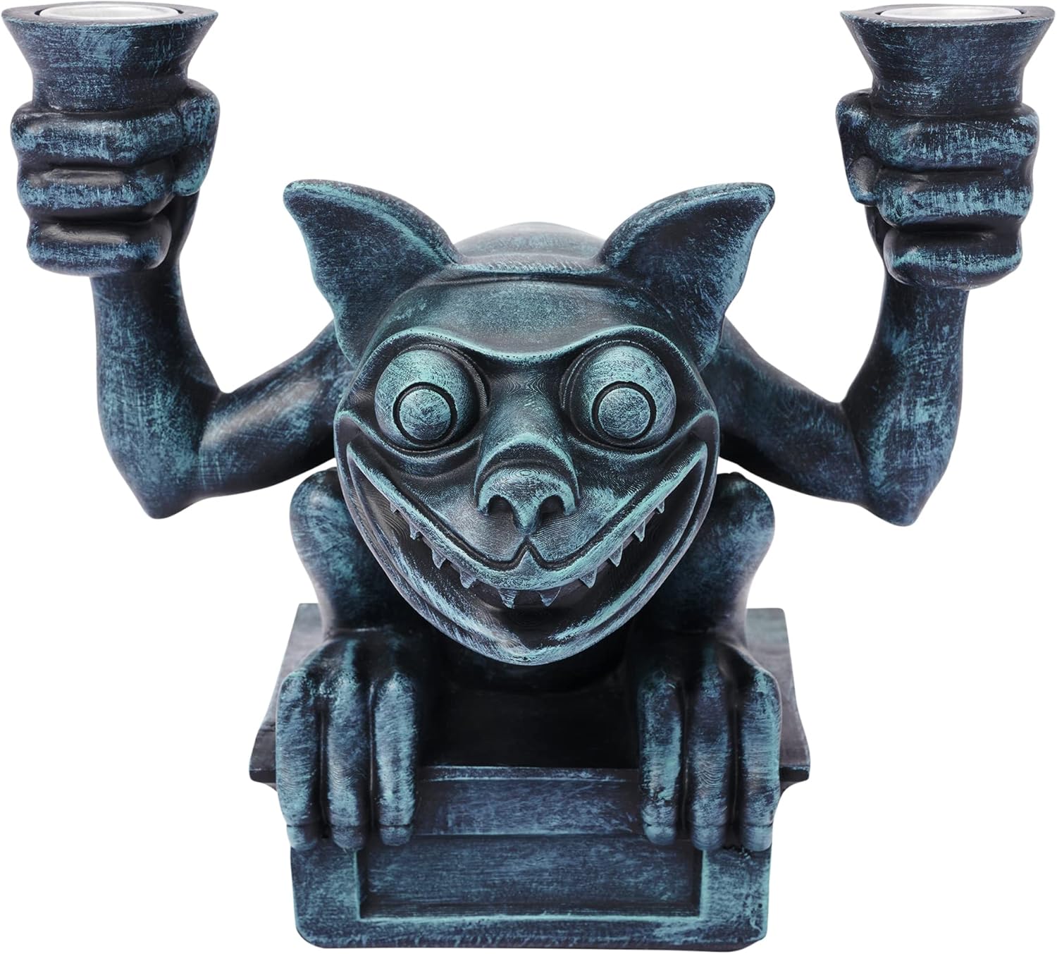Spirit Halloween Disney The Haunted Mansion Gargoyle Candle Holder | Officially Licensed | Halloween Decor | Home Décor | Indoor Decor