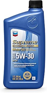 Chevron SAE 5W-30 Supreme Motor Oil - 1 Quart Bottle