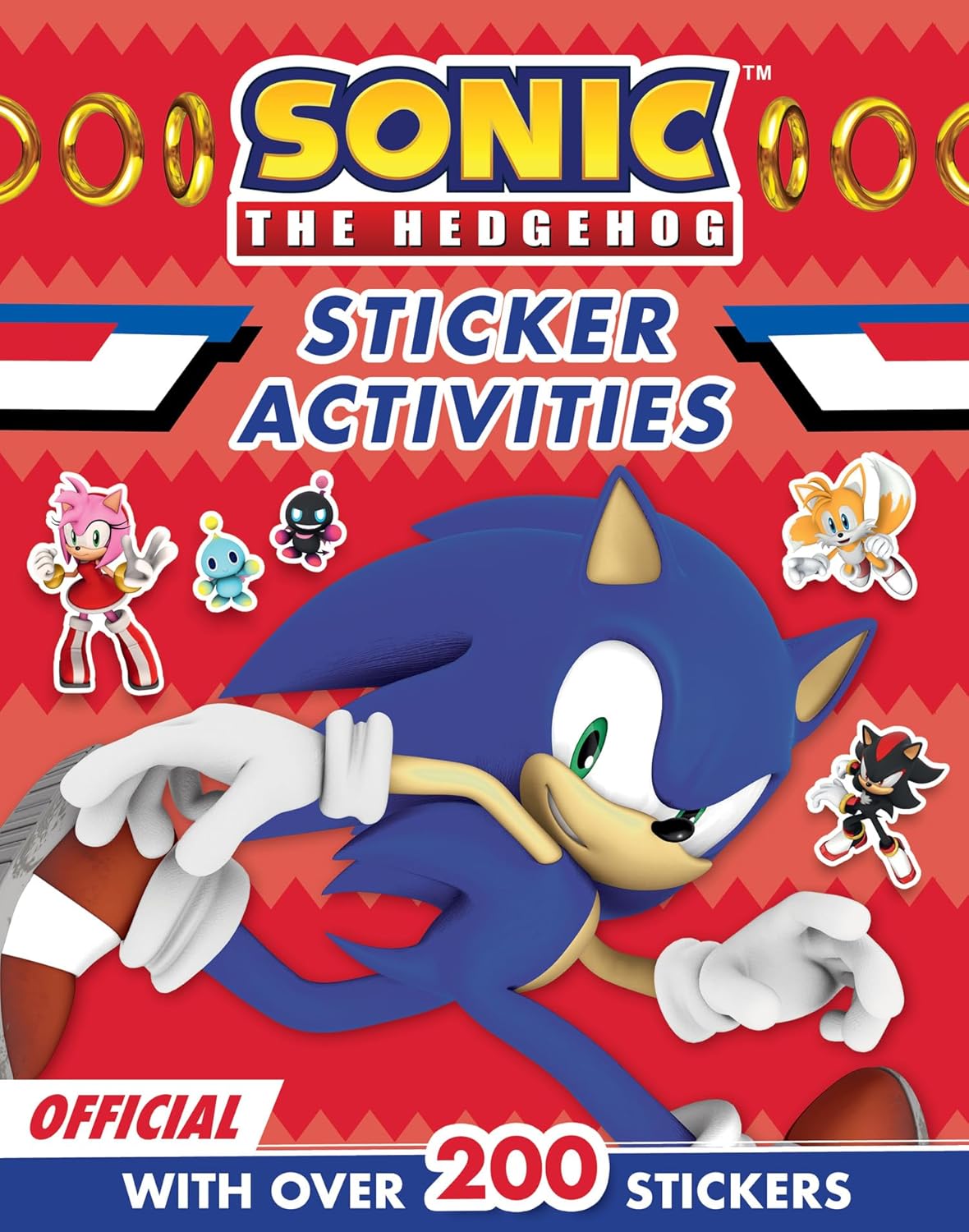 Sonic the Hedgehog Sticker Activities Book: Sticker-Filled Puzzles and Activities Perfect For All Sonic Fans. It Includes 6 Pages of Stickers.