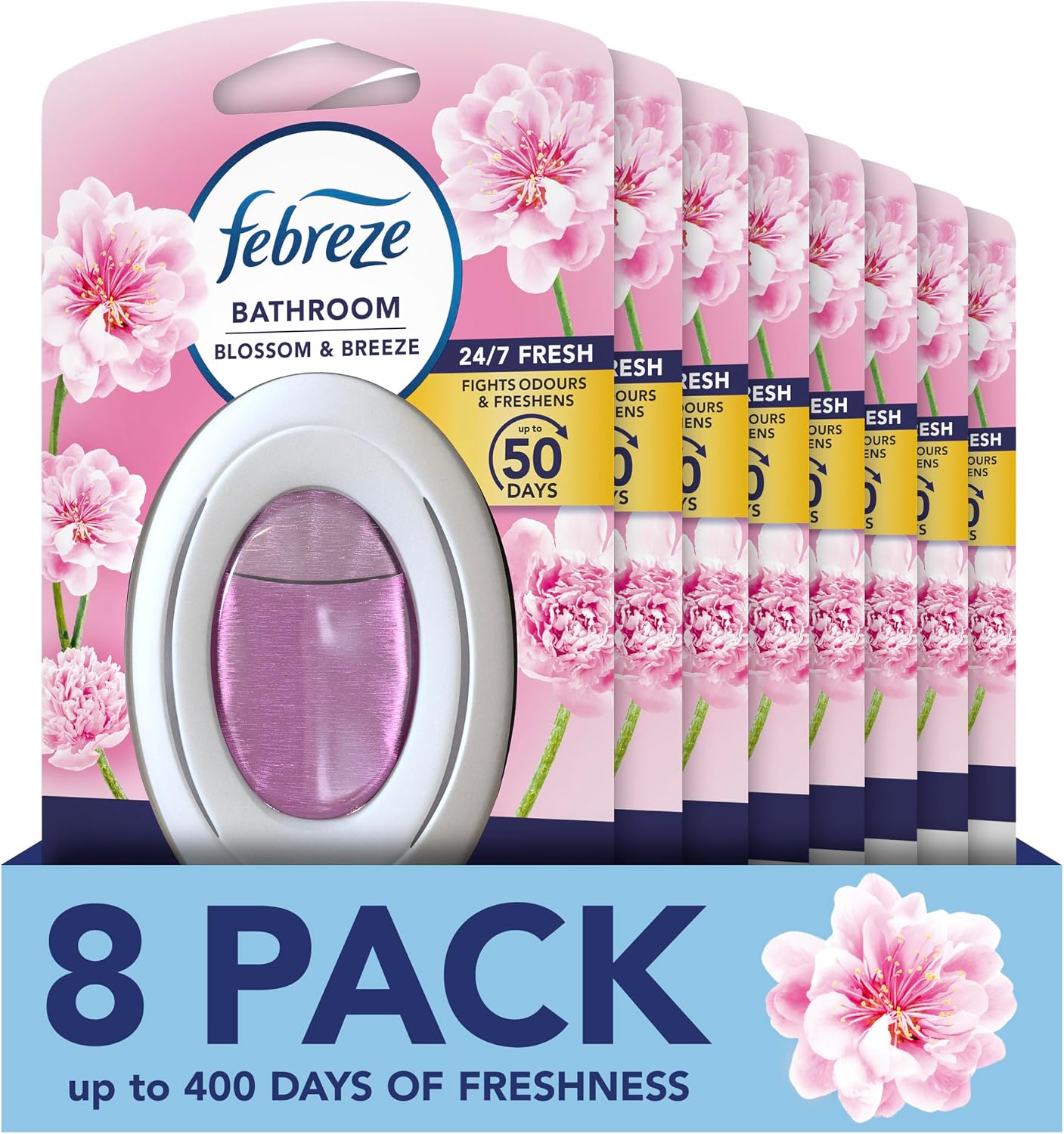 Febreze Bathroom Air Freshener Blossom & Breeze 8 Units