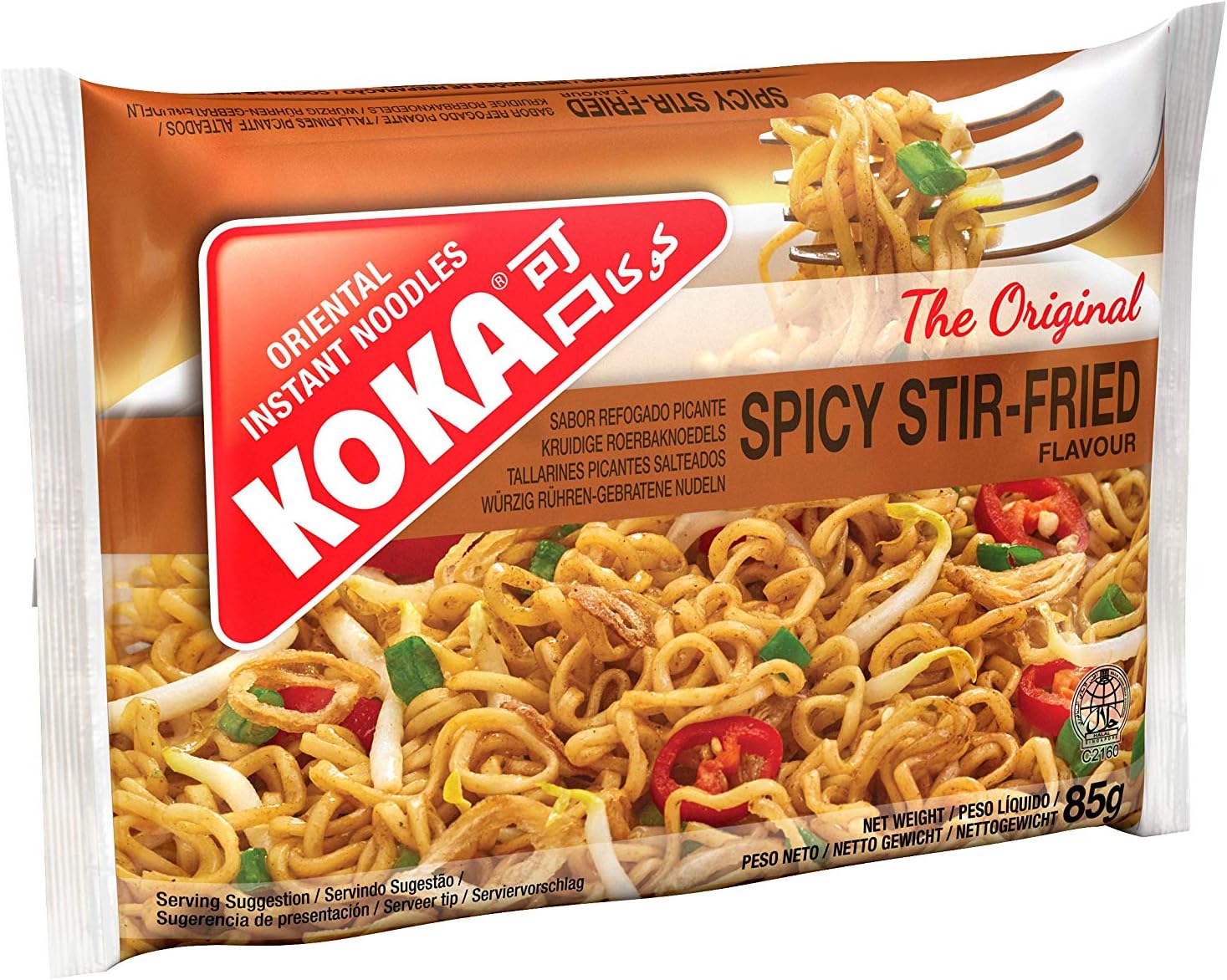 Koka Noodles, Original StirFried Flavour Oriental Style Instant 85 g (pack of 30)