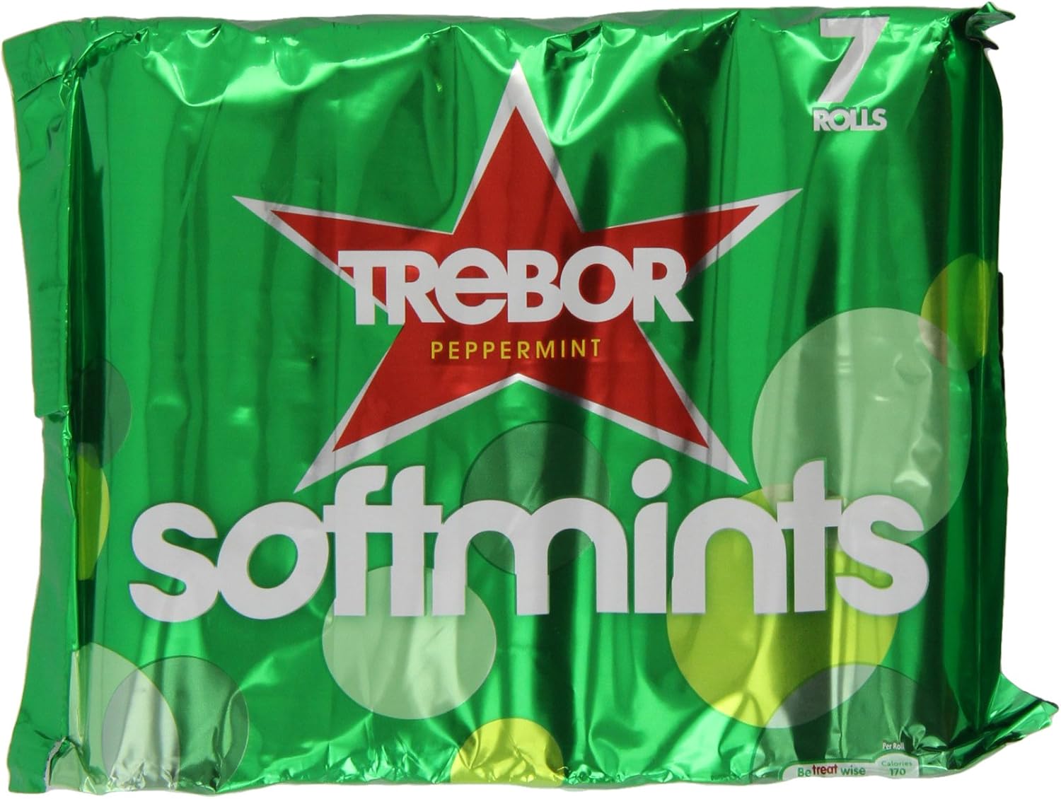 Trebor Softmints Peppermint - Pack of 4, Total 28 Rolls
