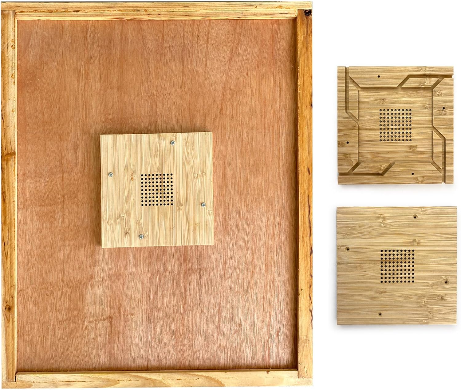Square Escape Board for Beekeeping Effortless Bee Exit from Honey Super Beekeeping Tool for Honey Production