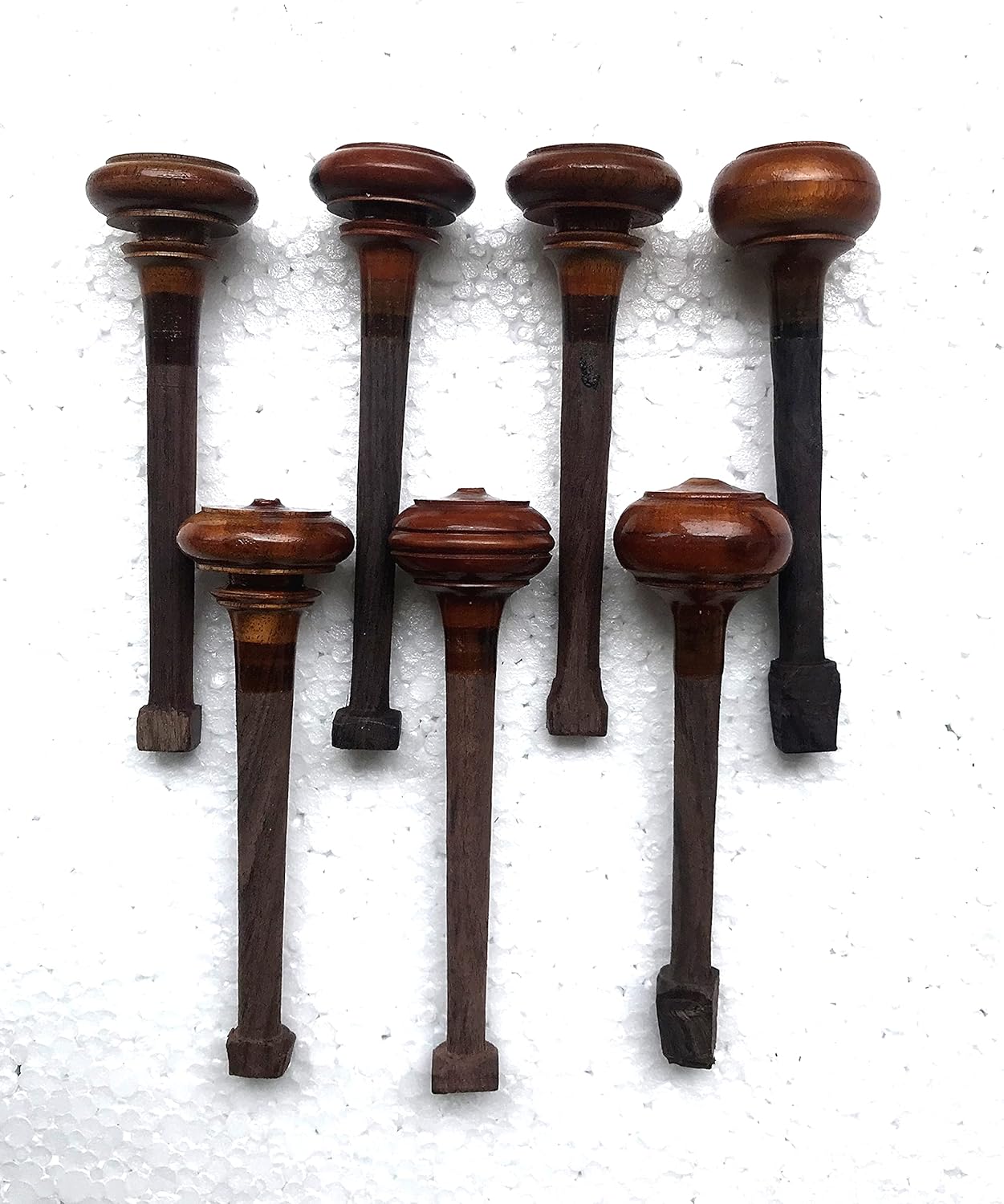 Saraswati Veena Pegs Khunti Full Set of 7 wooden pegs