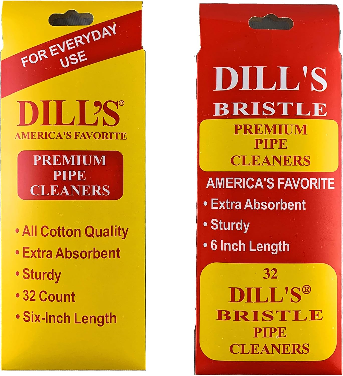 Dill's Premium Pipe Cleaners Combo - Bristle and Regular