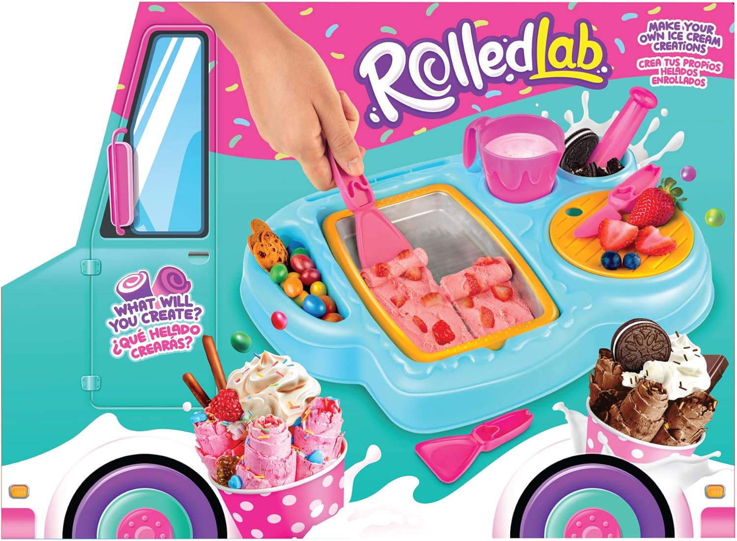 Zap Chef Instant Ice Cream Maker, Create Delicious Treats in a Matter of Minutes with Zap Chef's Rolled Lab, Perfect for Kids, Ice Cream Roll Maker Set