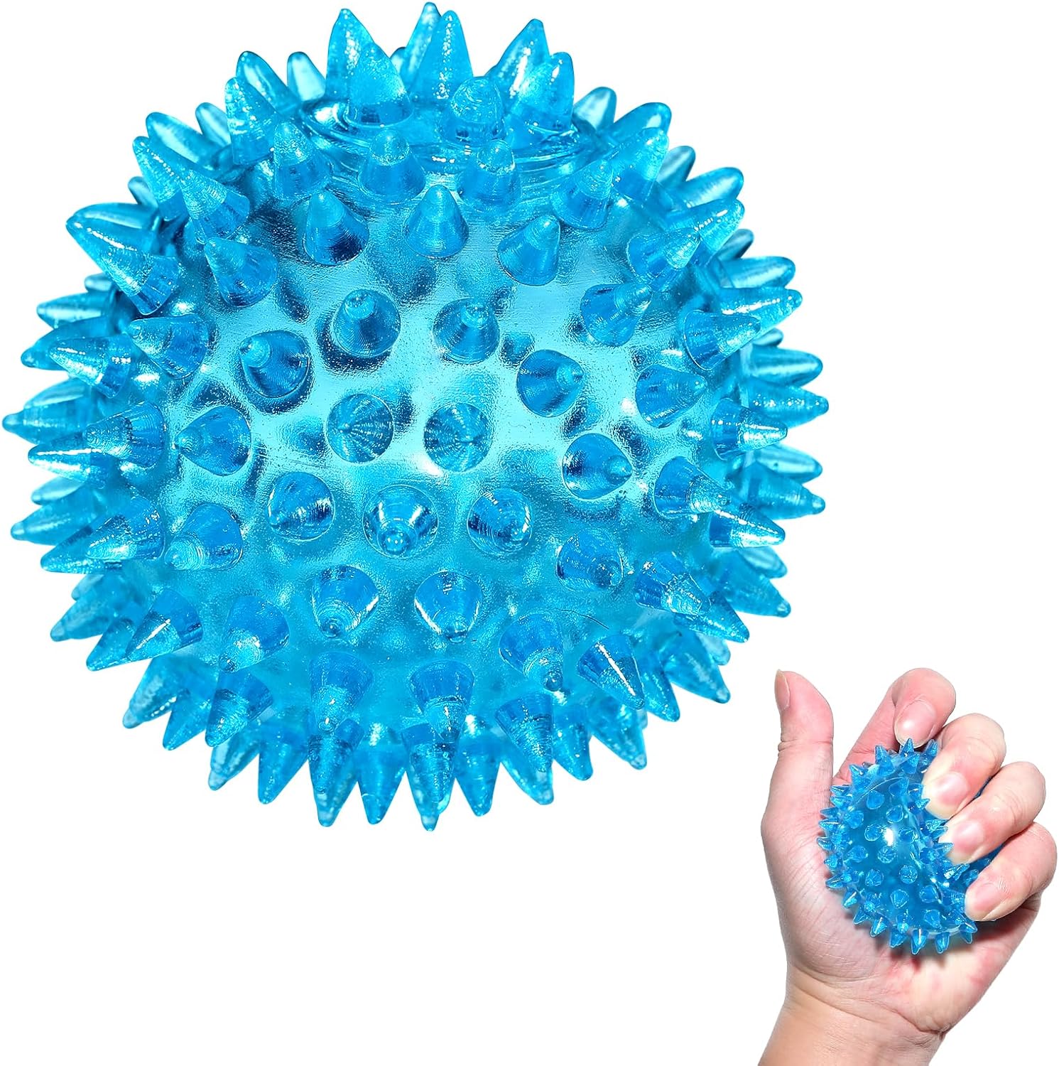 TPR Soft Spike Massage Balls: Ultimate Stress Relief & Hand Therapy Tool
