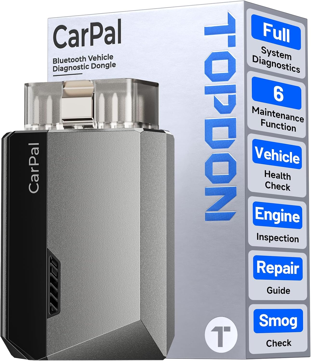 TOPDON CarPal A Obd2 Scanner Bluetooth, Full System Car Diagnostic Tool