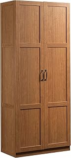 Sauder Miscellaneous Storage Storage Cabinet/ Pantry cabinets, Highland Oak finish