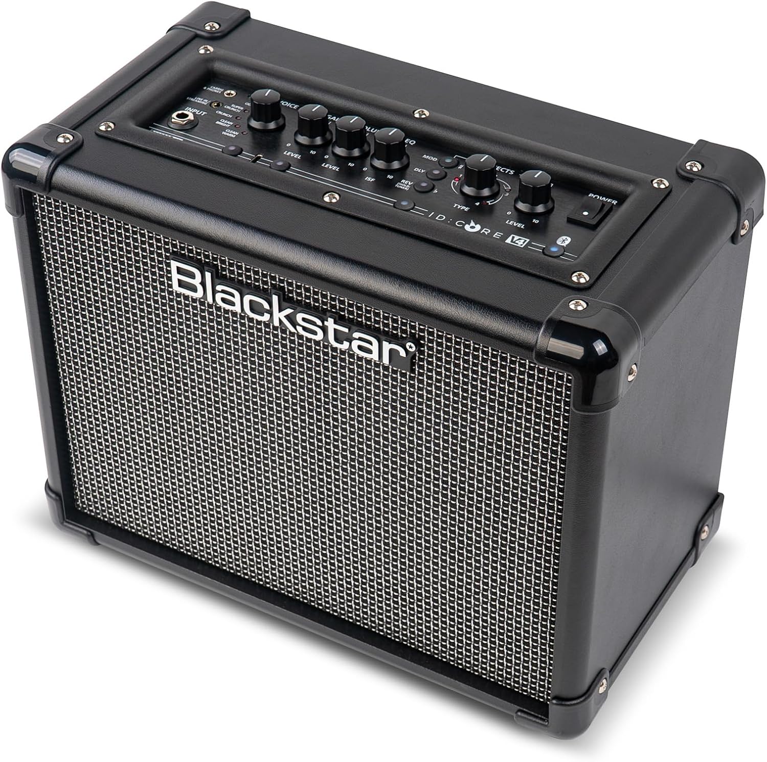 Blackstar ID Core 10 v4 Bluetooth Electric Guitar Combo Amplifier with Built-In Effects/Tuner and Line-In/Streaming Input & Direct USB-C Recording Inc: Architect Software & Cab Rig Lite