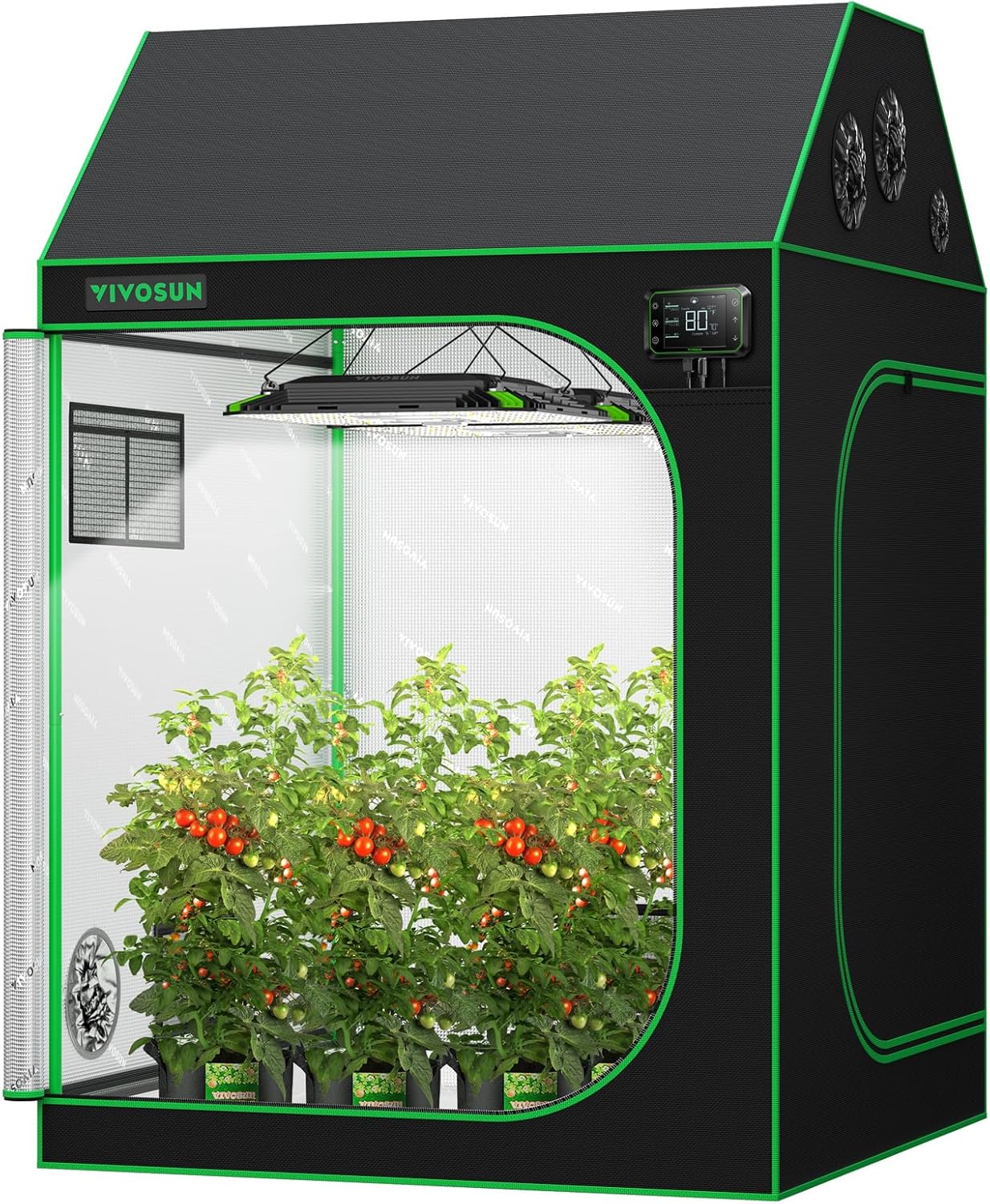 VIVOSUN Roof 48''x48''x72'' Indoor Grow Box Grow Tent