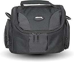Medium Soft Padded Digital SLR Camera Travel Case/Bag with Clip-on Detachable and Adjustable Strap for Pentax K-3, K-3 II, K-5, K-5 II, K-30, K-50, K-500, K-1000 and Similar Models