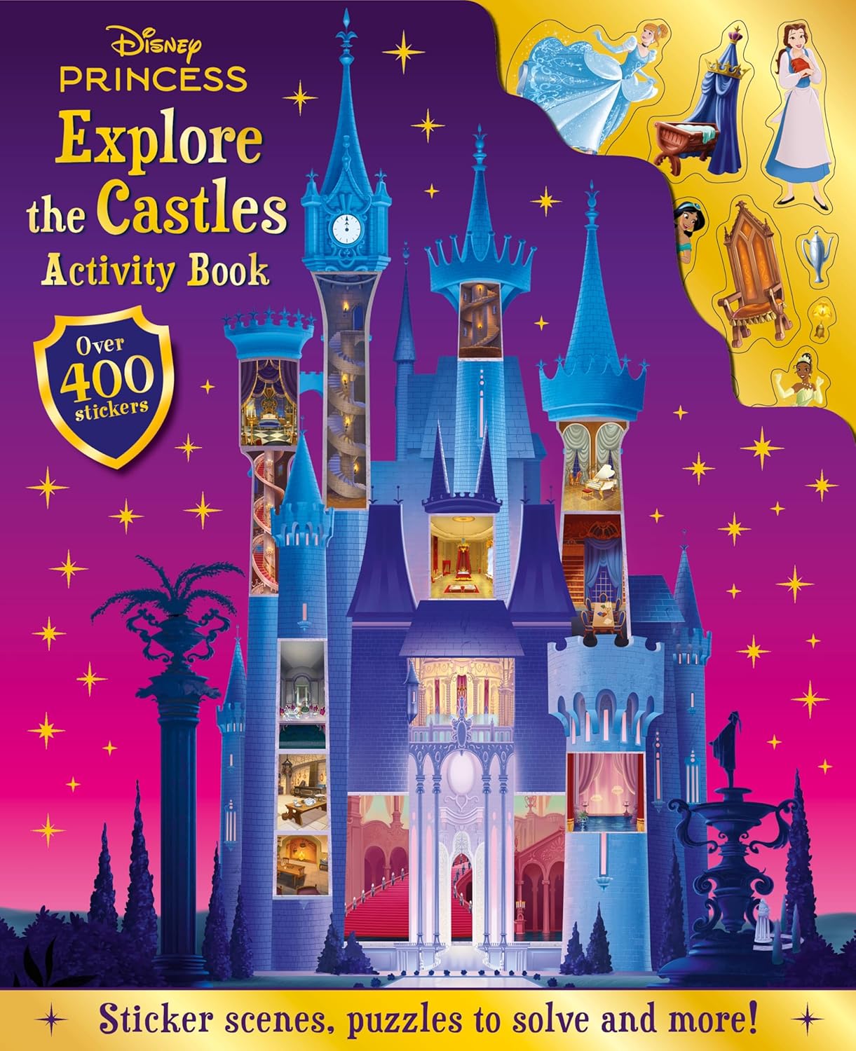 Disney Princess: Explore the Castles Activity Book (Puzzles, sticker scenes and over 400 stickers!)