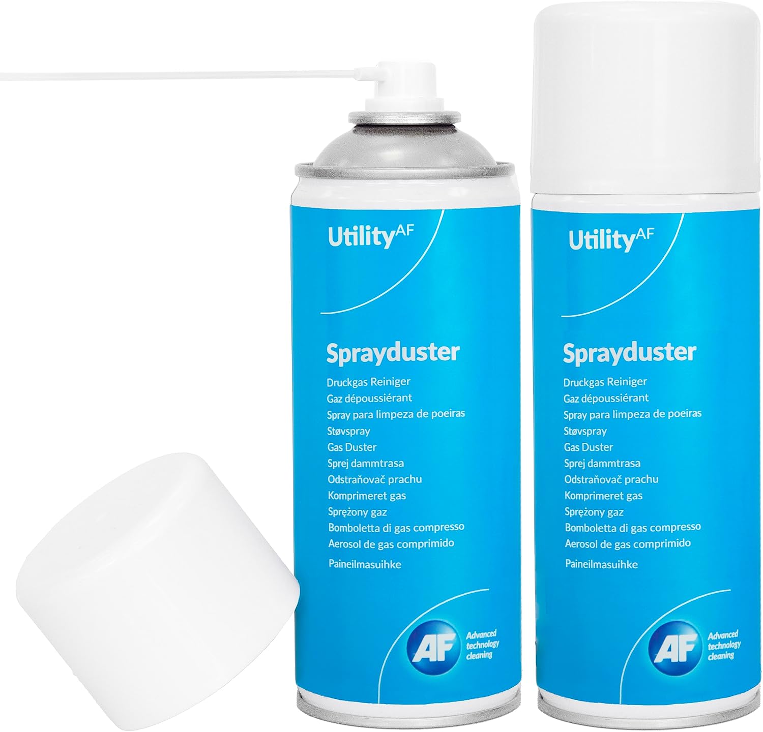 AF Air Duster Sprayduster Compressed Air Can Blower Spray for PC, Laptop keyboard cleaner dust remover PS5 xbox fans 400ml(pack of 2)