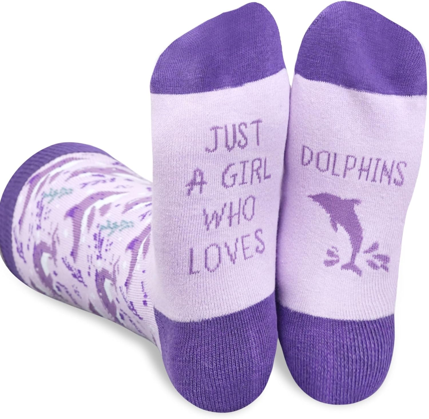 INNObeta Dolphin Socks for Women, Girls, Just A Girl Who Loves Dolphins