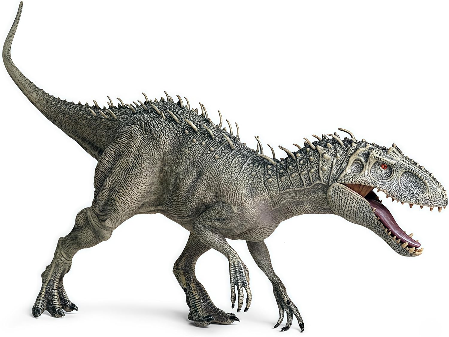 Gemini&Genius Dinosaur Toy Tyrannosaurus Rex with Moveable Jaw-15 Inches Length Large T-rex Figureine - Great Kids Toy Gift (1Pc Big Gray T-Rex)