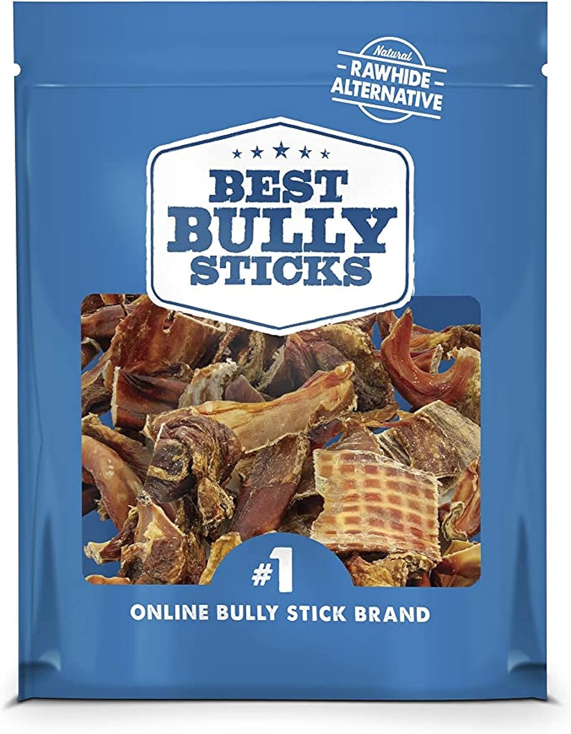 Best Bully Sticks Joint Jerky Gullet Bites - 1.5 lb (Pack of 1) - All-Natural Beef Snack