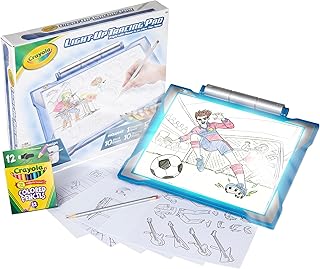Crayola Light Up Tracing Pad - Blue, Tracing Light Box for Kids, Drawing Pad, Toys for Kids, Gift for Boys & Girls, Ages 6, 7, 8